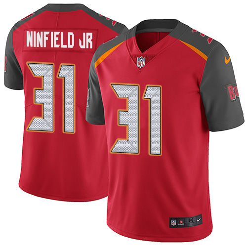 Nike Buccaneers #31 Antoine Winfield Jr. Red Team Color Youth Stitched NFL Vapor Untouchable Limited Jersey